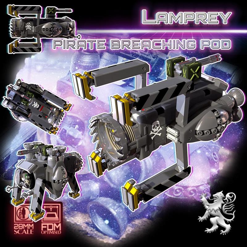 Lamprey Pirate Breaching Pod