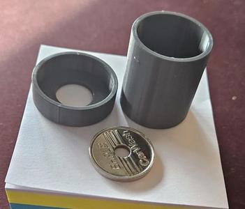 Münzen Box für Waschplatz- Münzen und 1€ Münzen   