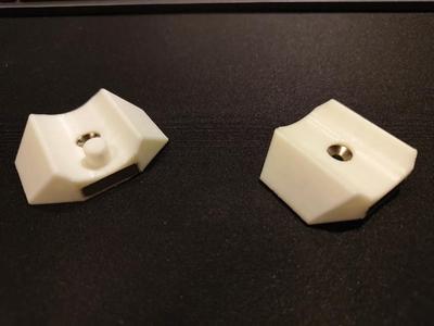 Magnetic clamp / holder for lighting stands   