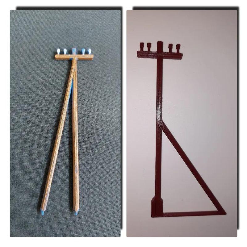 Telegrafenmast (1:87)   