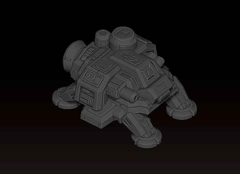 SC2 Engineering Bay printable model