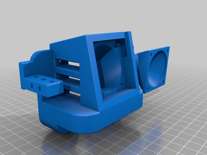 Ender 3 Remix for Micro - Swiss Direct Drive + BLtouch +Part Cooling Duct for 40mm fan
