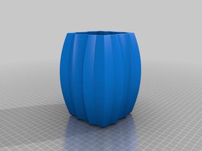 Square Rib Vase/Pot