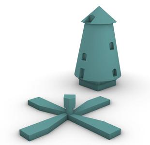 Scythe Board Game Windmill
