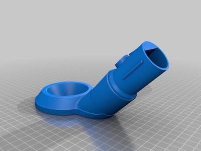 Dyson V7 - V11 Drill Dust Collector - 180 Degrees Inverted