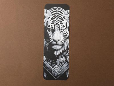 Warrior Tiger Bookmark