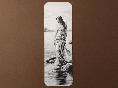 Lake Woman Bookmark