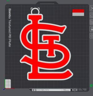 St Louis Cardinals Oversized Necklace Alternate Logo   