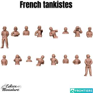 Tankistes french - 28mm