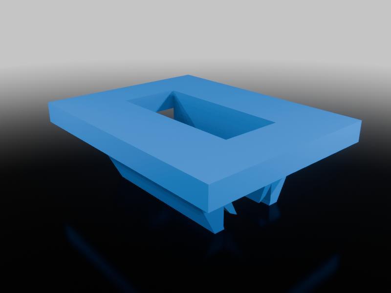 receptor para clip del pilar del vidrio ford fiesta