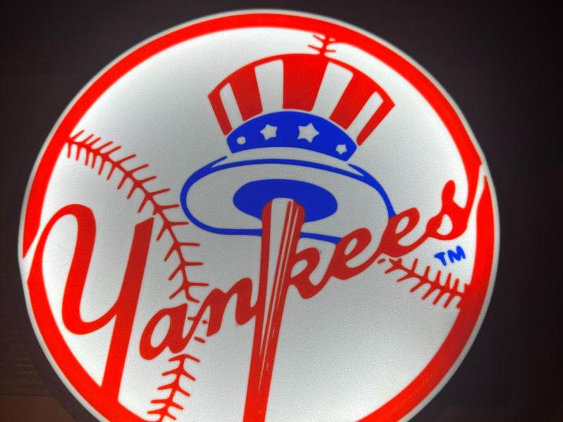 New York Yankees Light box
