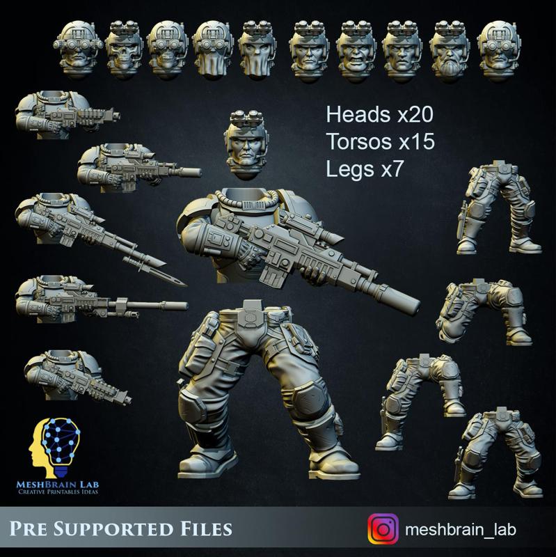 Imperial Marine Scout Squad  Builder