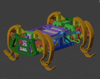 Screwless Klann Linkage v2