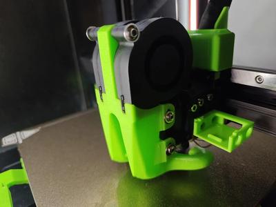Tor cooling duct for Ender 3 S1 Pro with dual 5015 fans   
