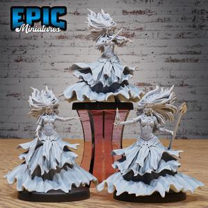 Elven Ghost Princess Set / Undead Elvish Female Villager / Evil Elf Spirit / Zombie Warrior / Graveyard Encounter