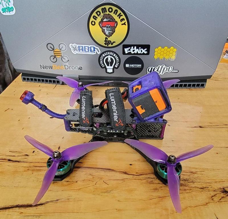 QAV-S Joshua Bardwell Edition Sharkbyte Rush Cherry Mount