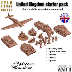 Starter united kingdom WW2 - 15mm for EHB
