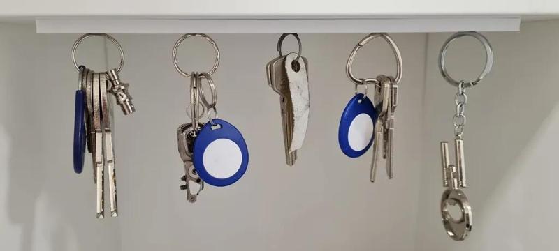 Magnetic key hanger   