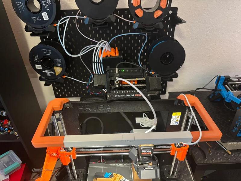 Prusa MK4/MK4S Snap-On Light Mount for IKEA SKYDRAG/SILVERGLANS   