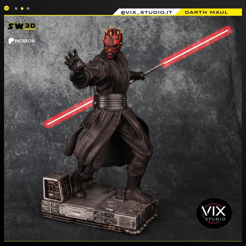 DARTH MAUL SCULPTURE - TESTED AND READY FOR 3D PRINTING