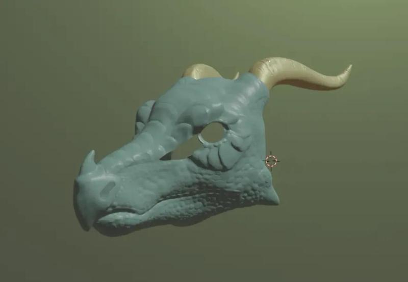 Rainwing Dragon Mask   