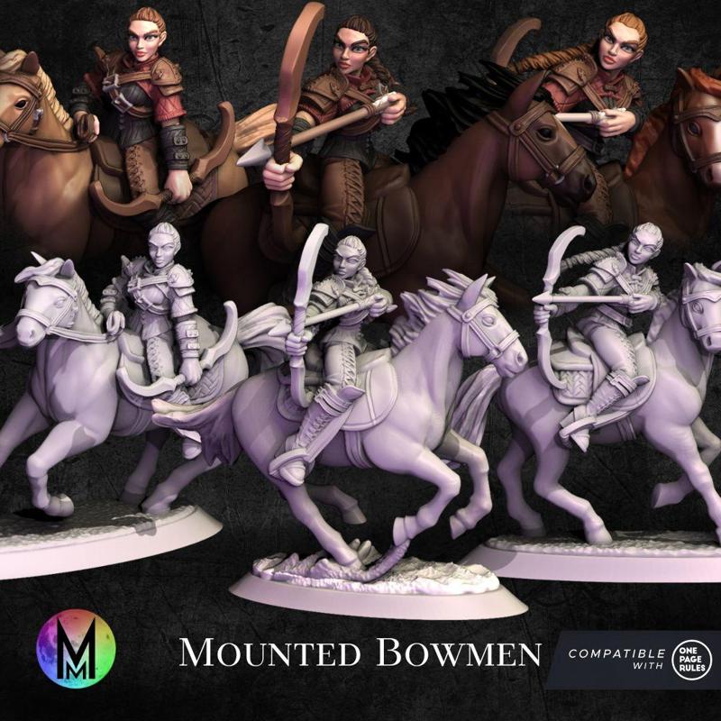 Mounted Archers - 3 Cutthroat archers (Braided Brotherhood Mounted Archers )