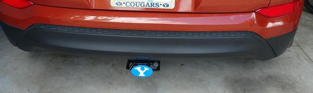 BYU Stretch Y 2" Type II Trailer Hitch Receiver Cover