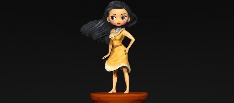 Pocahontas / anime style