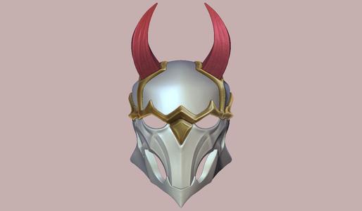 Blood Moon Jhin Mask - League Of Legends - LOL - Wild Rift - TFT helmet
