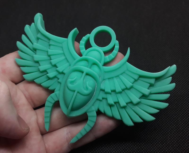 scarab bas-relief