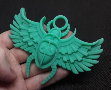 scarab bas-relief
