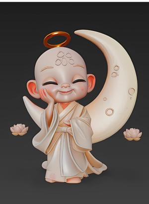 Luna the Serene Monk