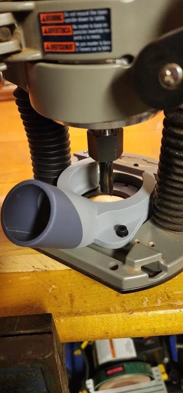 Bosch Plunge Router 1617 Dust Shoe / Vacuum Port Adapter   