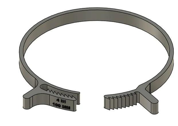 100mm (4in) Hose Clamp   