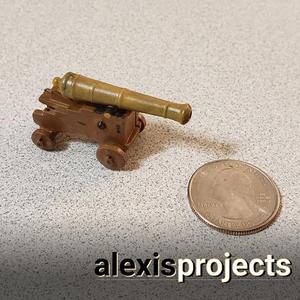 6 pounder British Naval Cannon 25mm