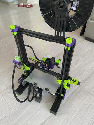 ender 3 z axel on the belts 