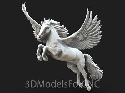 3D Model STL File for CNC Router Laser & 3D Printer Pegasus 4
