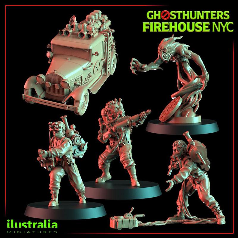 Ghosthunters Firehouse Characters