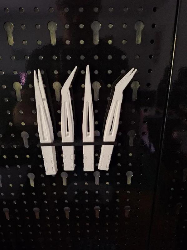 Tweezers Holder Pegboard   