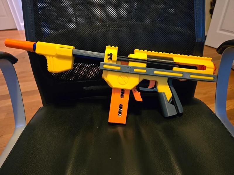 Elastic string powered Low Hardware Talon Claw U (LHTCU) remix   