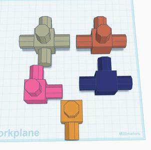 PVC piping corners for IGOW/RaceGOW scale it to 115% for it to work with 3/4 inch\ pvc   