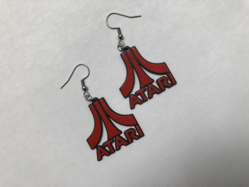 Atari earrings, AMS, 0.4 mm nozzle