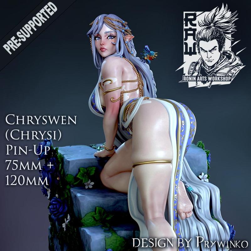 Chrysi Pin Up -  75mm plus 120mm (Presuported)