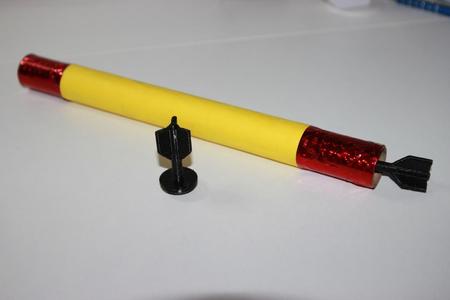 Blowing rocket