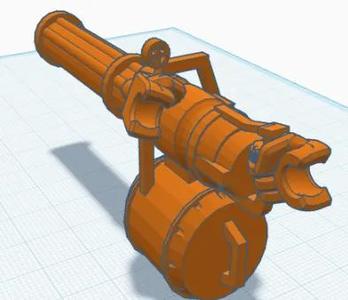 dummy 13 fallout minigun   