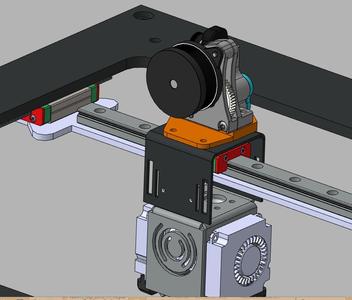 Sailfin extruder mount on Sapphire Pro/Sapphire Plus