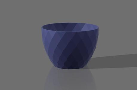 Vase 97: Faceted Pot   