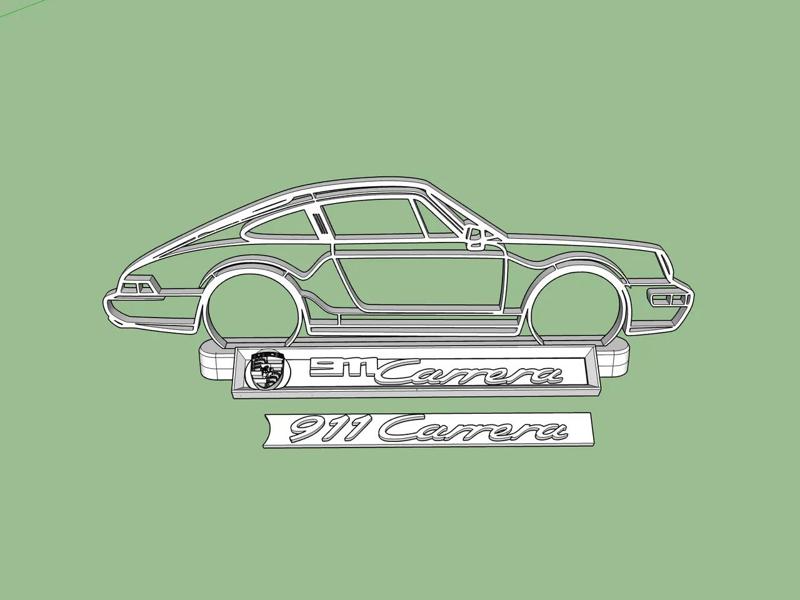 Silhouette Porsche 911 Carrera 1986 – V2   