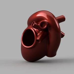 Heart Charm or Beads, size according to charm scale x10   