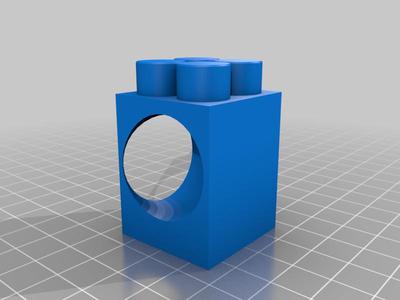 Copy of Curve with guardrail  for marble track compatible with duplo and hubelino